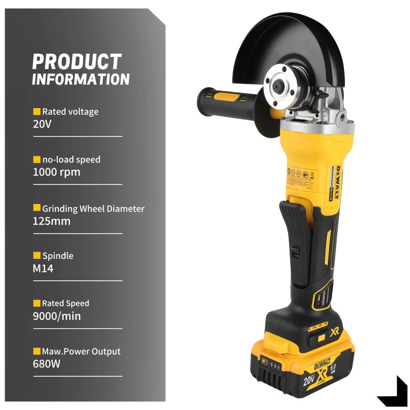 Dewalt 125mm Winkelschleifer m – Brushless Angle Grinder Battery Powered Bewertung und Preis