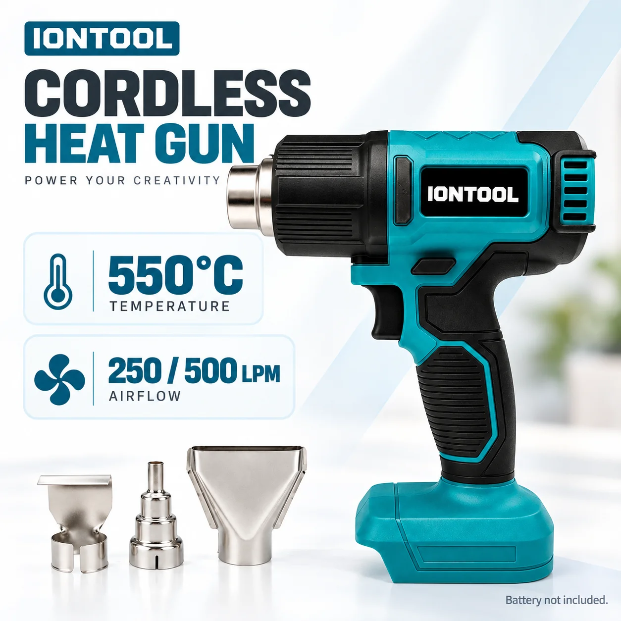 IONTOOL 550 ℃   Kompakte, robu – Cordless Heat Gun For Shrink Tubing Bewertung und Preis